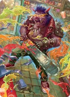 Bebop, Porcine Punk Art Card card from Art Series: Teenage Mutant Ninja Turtles
