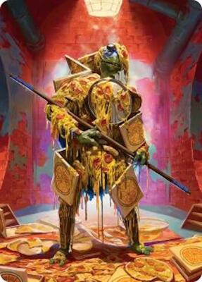Commander's Plate Art Card card from Art Series: Teenage Mutant Ninja Turtles