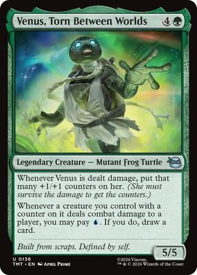 Venus, Torn Between Worlds card from Teenage Mutant Ninja Turtles