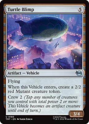 Turtle Blimp card from Teenage Mutant Ninja Turtles