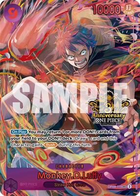 Monkey.D.Luffy (Japanese Version 3rd Anniversary Set) card from One Piece Promotion Cards