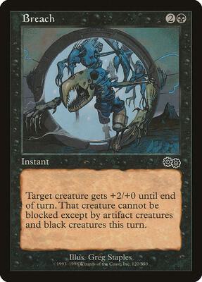 Breach card from Urza's Saga