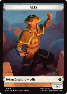 Ally (0006) // Bear Double-Sided Tokens card from Avatar: The Last Airbender