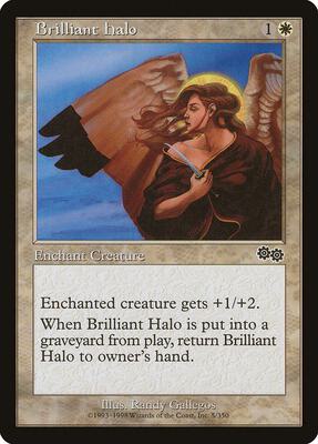 Brilliant Halo card from Urza's Saga