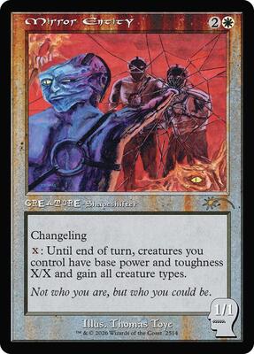 Mirror Entity card from Secret Lair Drop Series