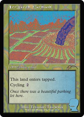 Irrigated Farmland card from Secret Lair Drop Series