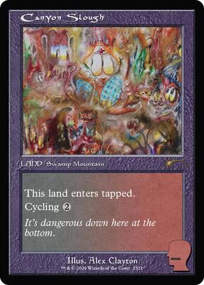 Canyon Slough card from Secret Lair Drop Series
