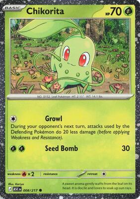 Chikorita (Cosmos Holo) card from Miscellaneous Cards & Products