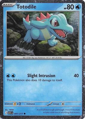 Totodile (Cosmos Holo) card from Miscellaneous Cards & Products