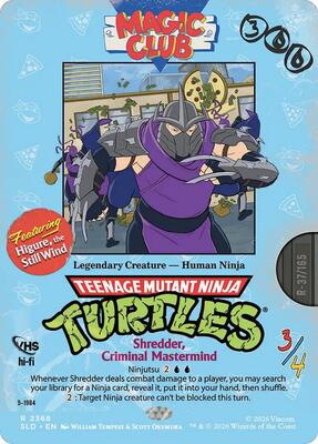 Shredder, Criminal Mastermind - Higure, the Still Wind card from Secret Lair Drop Series