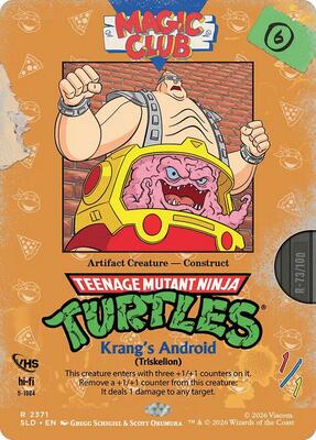Krang's Android - Triskelion card from Secret Lair Drop Series