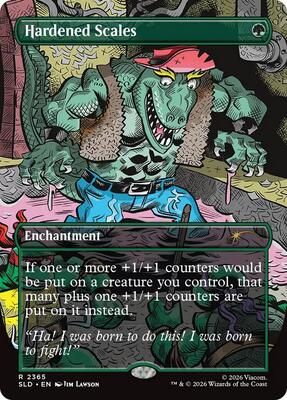 Hardened Scales card from Secret Lair Drop Series