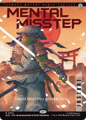 Mental Misstep (2373) card from Secret Lair Drop Series