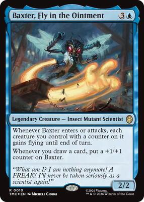 Baxter, Fly in the Ointment (Surge Foil) card from Commander: Teenage Mutant Ninja Turtles