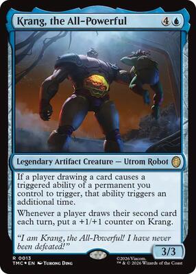Krang, the All-Powerful (Surge Foil) card from Commander: Teenage Mutant Ninja Turtles
