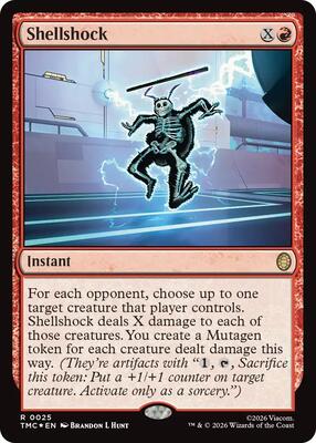 Shellshock (Surge Foil) card from Commander: Teenage Mutant Ninja Turtles