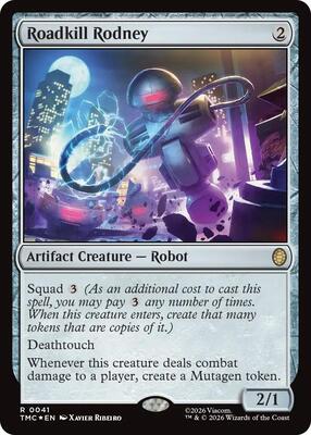 Roadkill Rodney (Surge Foil) card from Commander: Teenage Mutant Ninja Turtles
