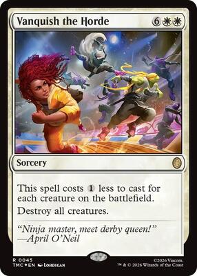 Vanquish the Horde (Surge Foil) card from Commander: Teenage Mutant Ninja Turtles