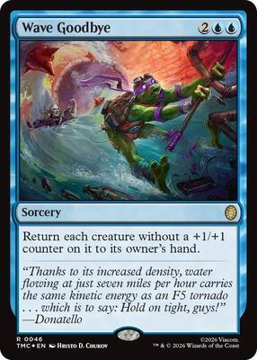 Wave Goodbye (Surge Foil) card from Commander: Teenage Mutant Ninja Turtles