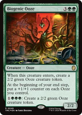 Biogenic Ooze (Surge Foil) card from Commander: Teenage Mutant Ninja Turtles