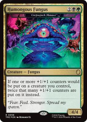 Humongous Fungus - Corpsejack Menace (Surge Foil) card from Commander: Teenage Mutant Ninja Turtles