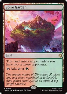 Spire Garden (Surge Foil) card from Commander: Teenage Mutant Ninja Turtles