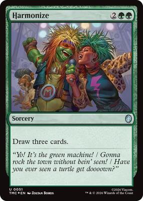 Harmonize (Surge Foil) card from Commander: Teenage Mutant Ninja Turtles