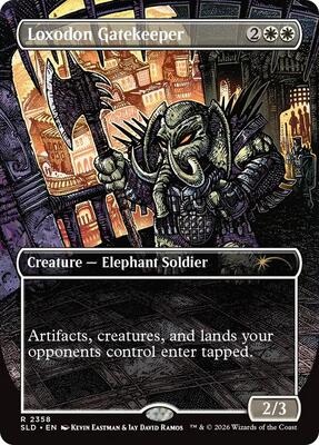 Loxodon Gatekeeper (2358) card from Secret Lair Drop Series