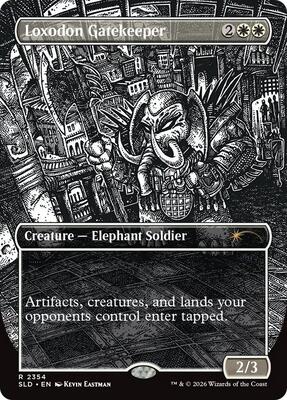 Loxodon Gatekeeper (2354) card from Secret Lair Drop Series