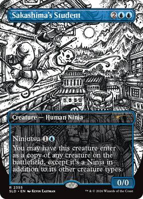 Sakashima's Student (2355) card from Secret Lair Drop Series