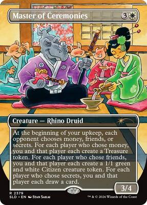 Master of Ceremonies card from Secret Lair Drop Series