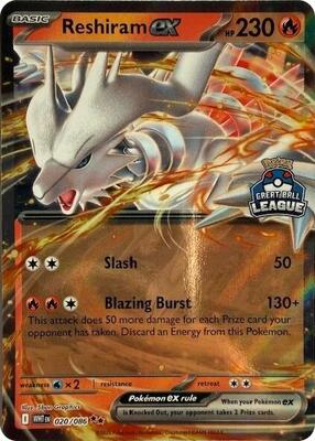 Reshiram ex (Great Ball League) card from League & Championship Cards