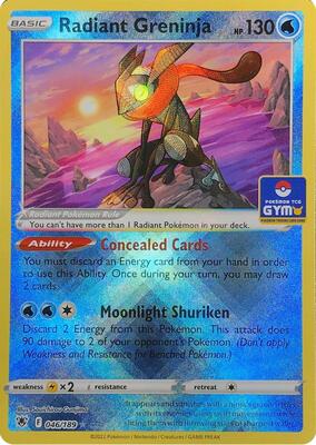 Radiant Greninja - 046/189 (GYM) card from Southeast Asia Exclusives