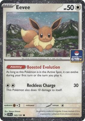 Eevee (Southeast Asia Exclusive) card from League & Championship Cards