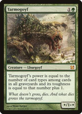 Tarmogoyf card from Modern Masters