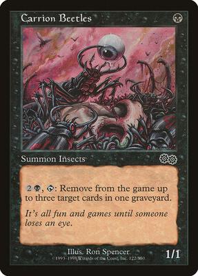 Carrion Beetles card from Urza's Saga