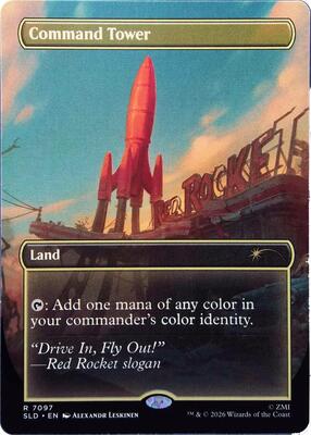 Command Tower (7097) card from Secret Lair Drop Series