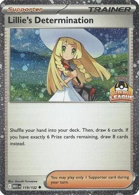 Lillie's Determination - 119/132 (Ultra Ball League) card from Southeast Asia Exclusives