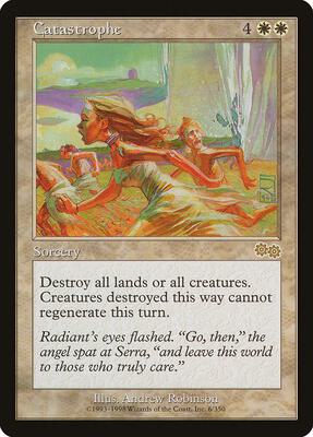 Catastrophe card from Urza's Saga
