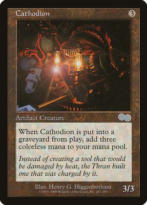 Cathodion card from Urza's Saga