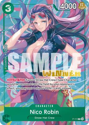 Nico Robin (Heroines Battle Winner Pack) card from One Piece Promotion Cards
