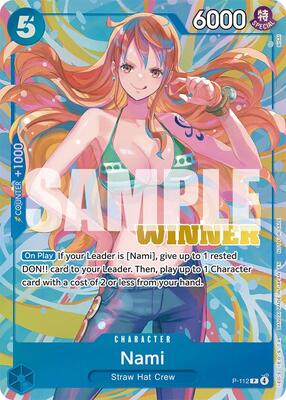 Nami (Heroines Battle Winner Pack) card from One Piece Promotion Cards