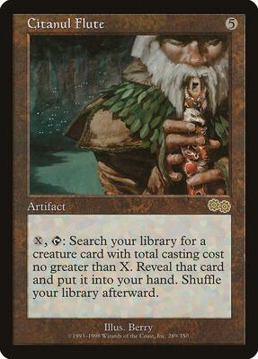 Citanul Flute card from Urza's Saga