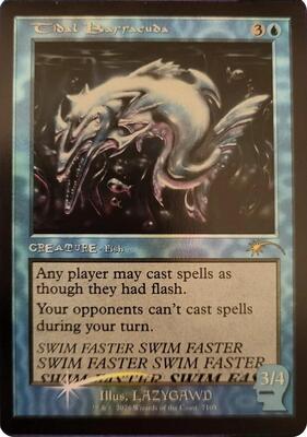 Tidal Barracuda card from Secret Lair Drop Series