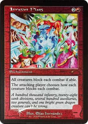 Invasion Plans card from Secret Lair Drop Series