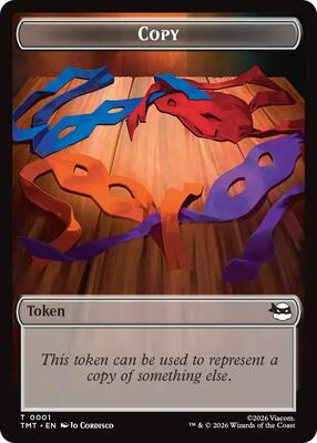 Copy // Mutagen Double-Sided Token card from Teenage Mutant Ninja Turtles