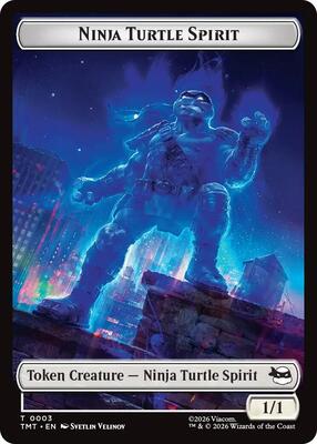 Ninja Turtle Spirit // Food Double-Sided Token card from Teenage Mutant Ninja Turtles