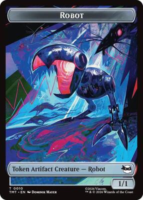 Robot // Mutagen Double-Sided Token card from Teenage Mutant Ninja Turtles
