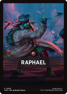 Raphael Theme Card card from Commander: Teenage Mutant Ninja Turtles
