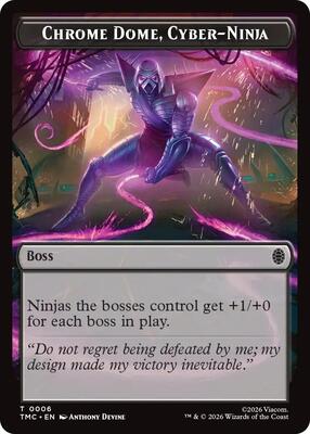 Chrome Dome, Cyber-Ninja card from Commander: Teenage Mutant Ninja Turtles